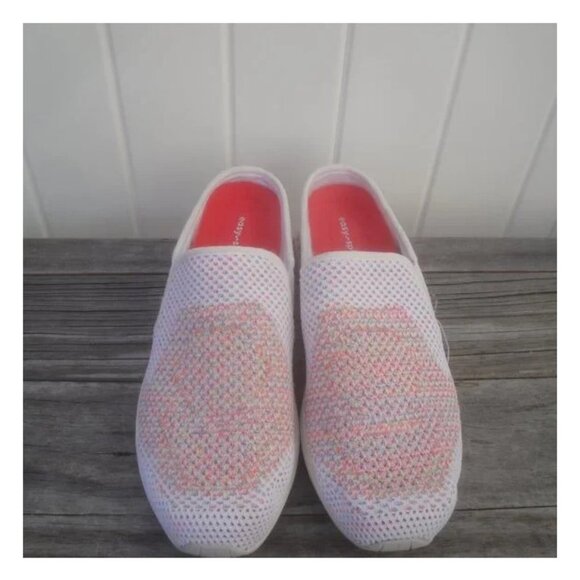 Easy Spirit "Takeknit9" Clog Slip-On Mules White Multi-Colors Shoes Size 11M - Picture 2 of 6